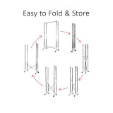 Premium Folding Clothes Rail