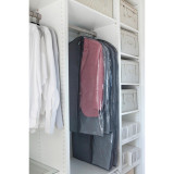 Breathable Grey Suit Cover With Large Viewing Window