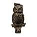 Pristine Perched Owl Front Door Knocker Vintage Cast Iron Rustic Style