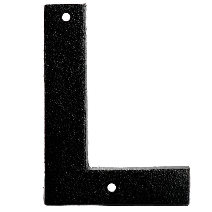 Iron Letters - Door Letter L