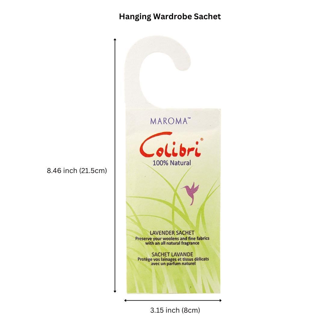 Colibri Anti Moth Lavender Hanging Sachet - Pristine.co.uk
