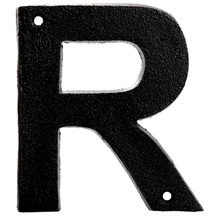 Door Numbers and Letters For House Name - Door Letter R - Pristine.co.uk
