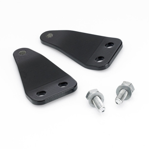 Xs650 foot peg brackets (mid stance) Black*