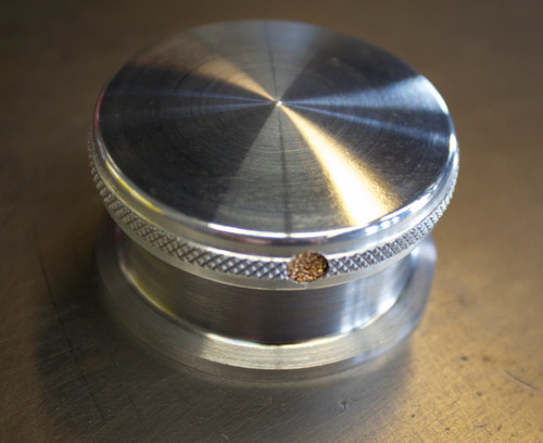Weld in Gas or Oil Cap Steel bung and Aluminum Cap - Vented -  Made In the U.S.A.