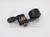 Clamp-On Motorcycle Chain Tensioner with Black Powell Peralta Wheel for Choppers & Custom Builds