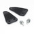 Xs650 foot peg brackets (mid stance) Black*