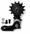 Universal Bolt-On Mini Bike Chain Tensioner – Spring Loaded 530 Idler Sprocket