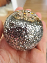 Stunning! Silvery Sparkle Vintage Flower Brooch Shift Knob