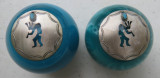 2 styles - pearl turquoise or solid turquoise