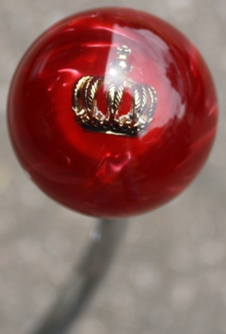 Pearly Red Crown Shift Knob