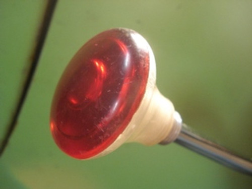 Vintage Red/Clear Plastic Shift Knob