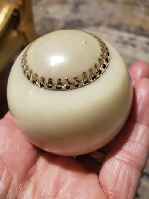 Vintage Pearl Ivory Brooch Shift Knob