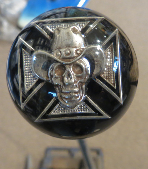 Cowboy Skull Iron Cross Shift Knob