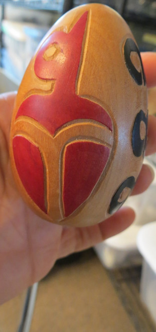 Native American Folk Art Wooden Shift Knob