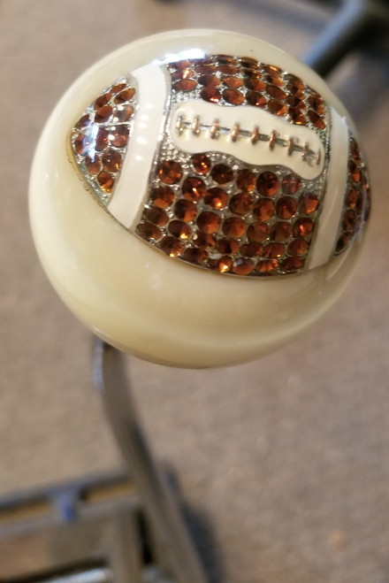 Rhinestone FOOTBALL Fan Shift Knob