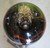 Darth Maul - Red/Black splash shift knob with Pewter 3D Darth embedded