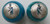 2 styles - pearl turquoise or solid turquoise