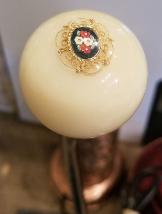 Vintage Italian MILLEFIORI Glass Shift Knob #3