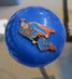 Blue Flying Superman Shift Knob