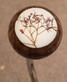 Brown Pearl  Flowery Brooch Shift Knob