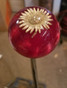 Red Pearl Flower Floral Shift Knob