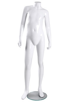 GLOSSY WHITE HEADLESS CHILD