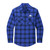 Royal/Black Open Plaid