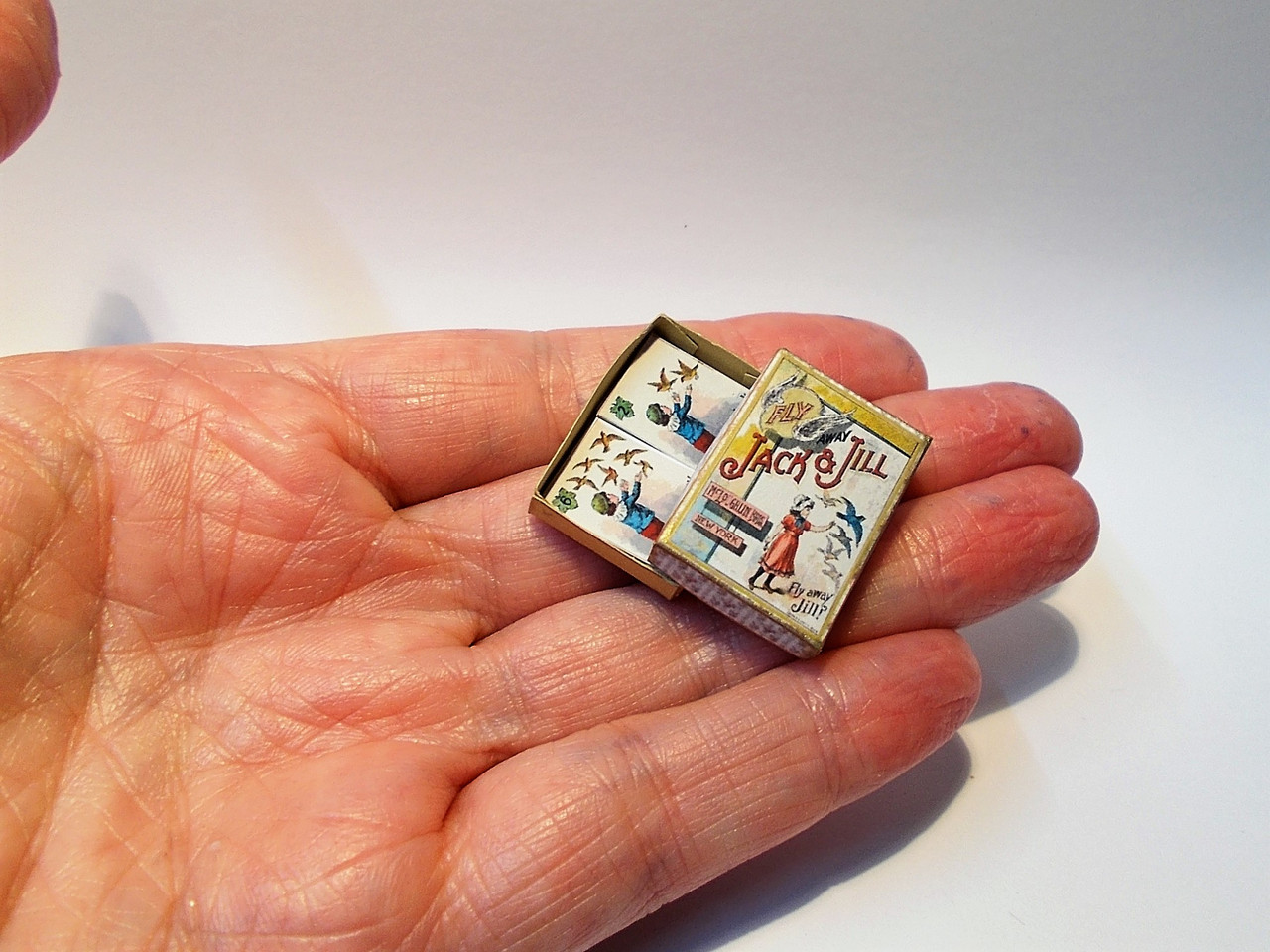 Vintage card Game Jack & Jill ZENA'S MINIATURES