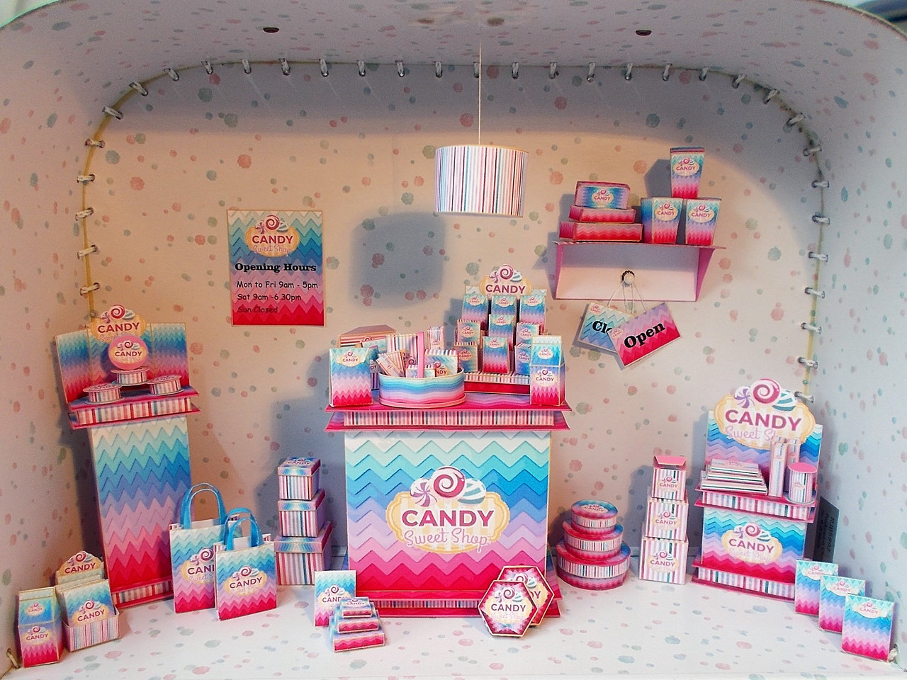 Download Candy Shop Display Boxes ZENA'S MINIATURES