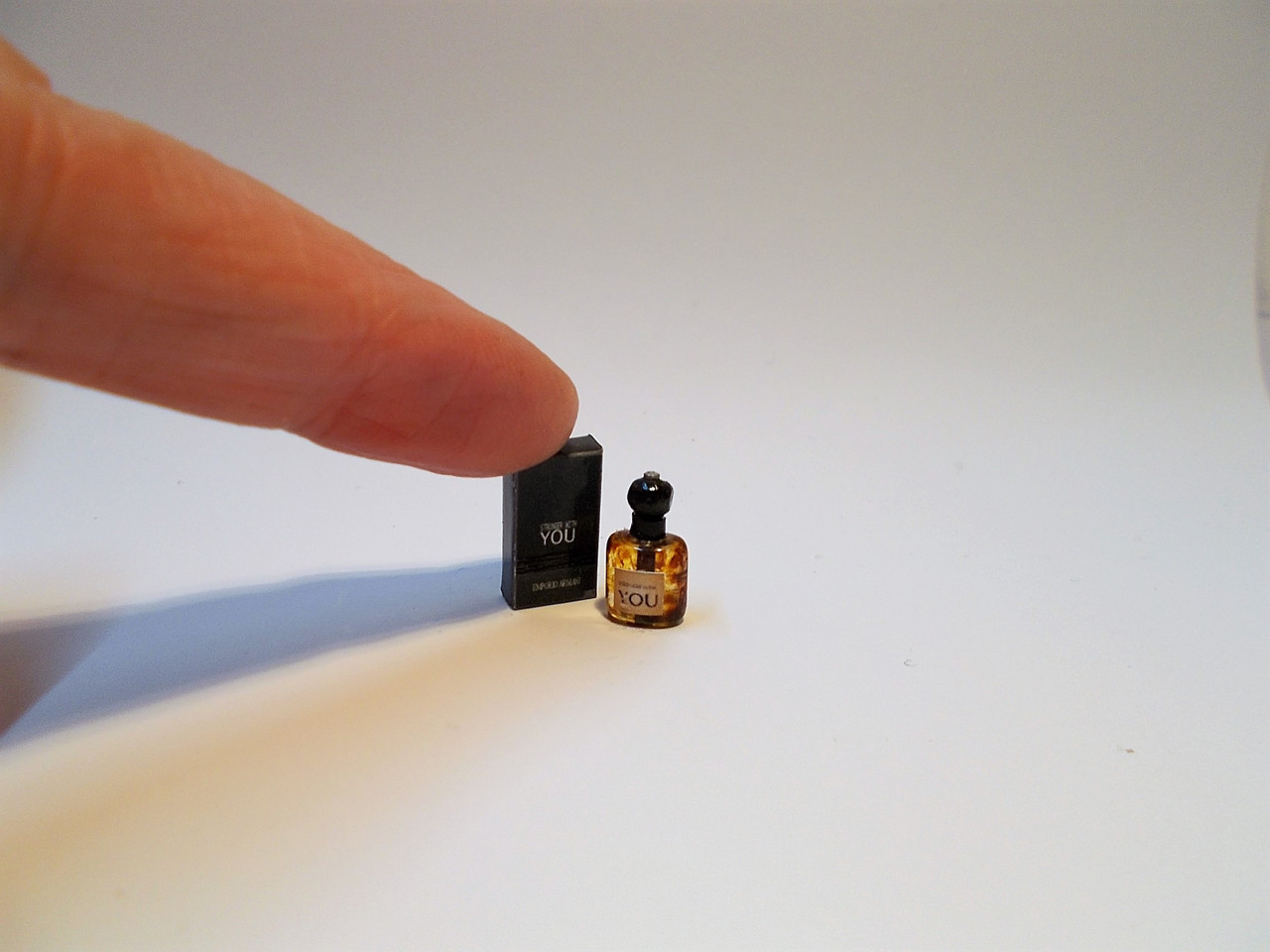 Men's Cologne/aftershave with box Emporio Armani YOU ZENA'S MINIATURES