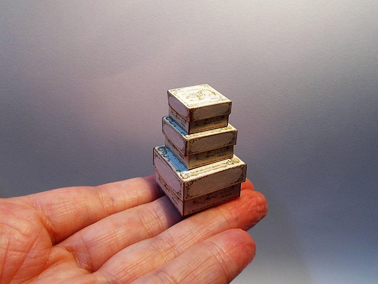 Kit - French Boxes - ZENA'S MINIATURES