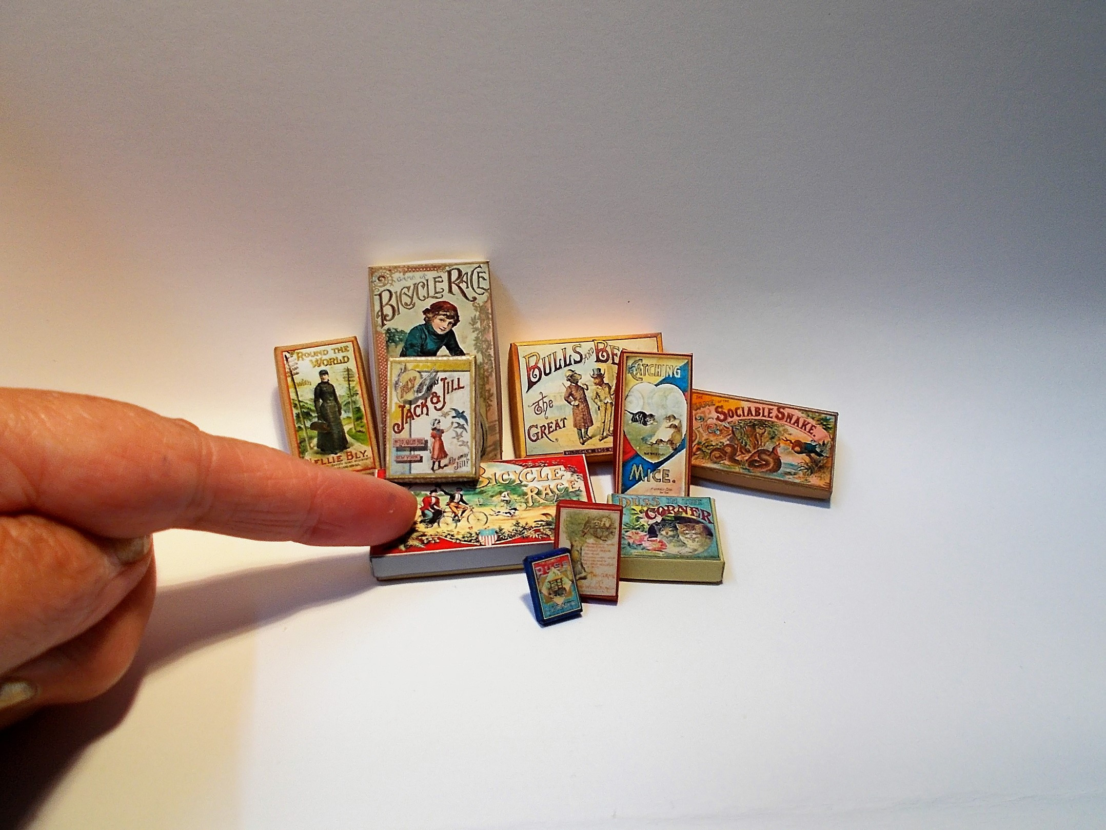 Vintage card Game Jack & Jill ZENA'S MINIATURES