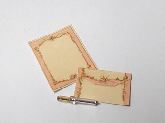  Writing set with pen, letter, envelope No2
