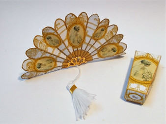 Bridal Wedding Fan with Box No2