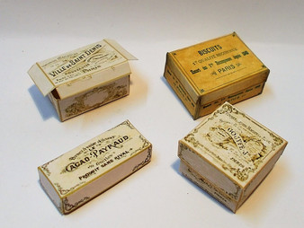 Set of 4 Vintage French Boxes