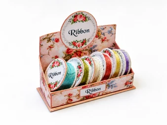 Download - Ribbon Display Stand - Pink Floral
