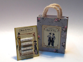 Kit - Edwardian Ladies Tape Measure Stand & haberdashery bag