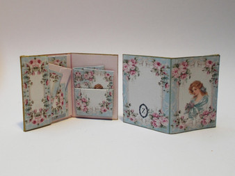 Floral Notelet Book, junk journal 