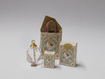 Elanore Perfume Bottle, Boxes & Bag Set