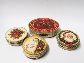 Download - Christmas Round Boxes