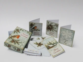 Christmas Cards - Vintage Robin