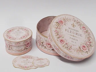 Download - Floral Vintage Hat Box Set no3