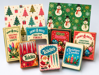 Christmas Kitsch – Retro Packaging Kit No2