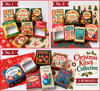 Christmas Kitsch Collection – Complete 3 Kit Bundle