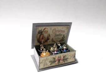 Christmas Decoration Baubles Box Display
