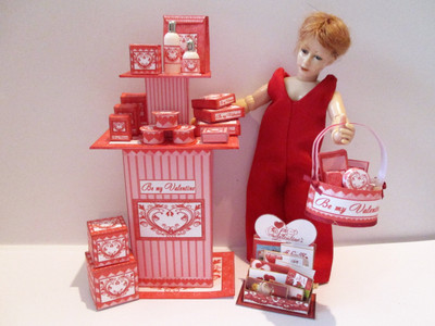 Happy Dolls House Miniature Valentine's Day