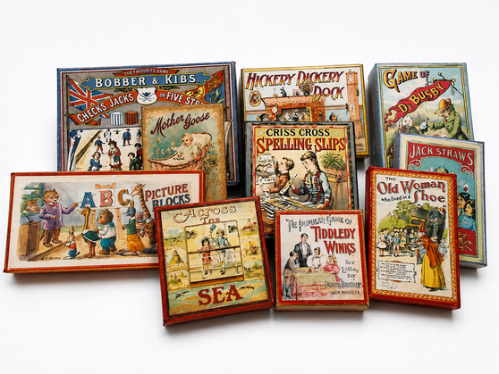 Download - Vintage Games Boxes No2 (set of 10)