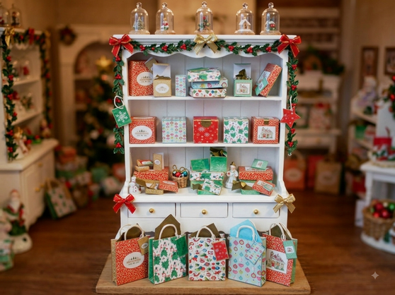 Download - Christmas Boxes & bags Bundle - makes 5 sets