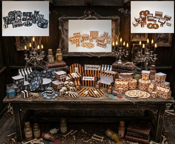 Download Halloween Gift Bag & Box Bundle (18 items PLUS tags)