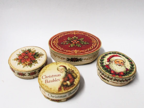 Download - Christmas Round Boxes
